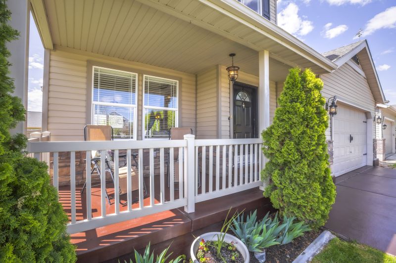 Painting of porch and trim details
